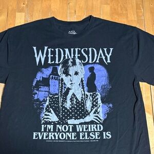 MAD Engine Black 'Wednesday' Graphic Tee
